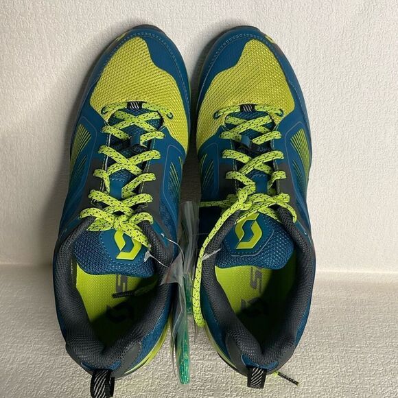 Scott Kinabalu Supertrac Trail Running Shoe Mens Size 9 Blue LimeGreen Trainers - Picture 8 of 8